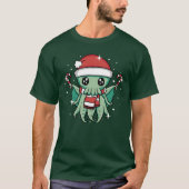 Kerstmis Cthulhu T-shirt (Voorkant)