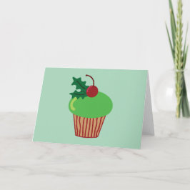 Kerstmis Cupcake Feestdagen Kaart