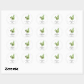 Kerstmis Custom Tekst Stickers Rol (Vel)