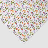 Kerstmis | Cute Forest Animals Patroon Tissuepapier (Detail)