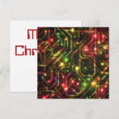Kerstmis Cyber Circuit Kaart (Voorkant / Achterkant)