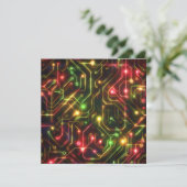 Kerstmis Cyber Circuit Kaart (Staand voorkant)