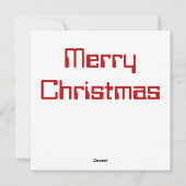 Kerstmis Cyber Circuit Kaart (Achterkant)