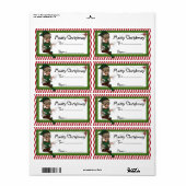 Kerstmis D4: Fantastisch kerstcadeauetiket Etiket (Full Sheet)