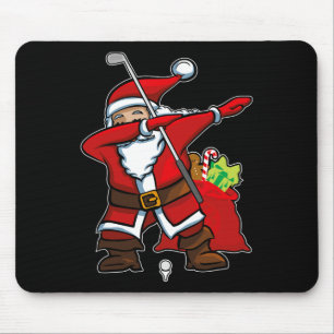 Kerstmis Dabbing Golf Kerstman Hip Hop Dab Dans Gi Muismat