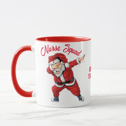 Kerstmis Dabbing Sinterklaas, Kerstfeest Rood Mok (Links)