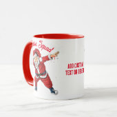 Kerstmis Dabbing Sinterklaas, Kerstfeest Rood Mok (Voorkant links)