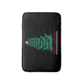 Kerstmis Dachshund Boom Vrolijk Xmas Doxie Hond Li Badmat (Voorkant Verticaal)