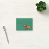 Kerstmis Dachshund Post Het Noten Gift Post-it® Notes (Kantoor)