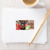 Kerstmis - Dachshund - Tanner Etiket (Insitu)