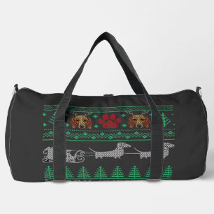 Kerstmis Dachshund Wiener Dog Dachshund Lelijke Ke Plunjezak
