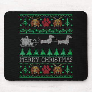 Kerstmis Dachshund Wiener Dog Muismat