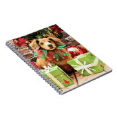 Kerstmis - Dachsund - Heidi Notitieboek (Rechterzijde)