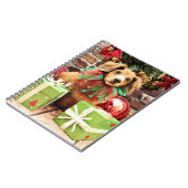 Kerstmis - Dachsund - Heidi Notitieboek (Linkerzijde)