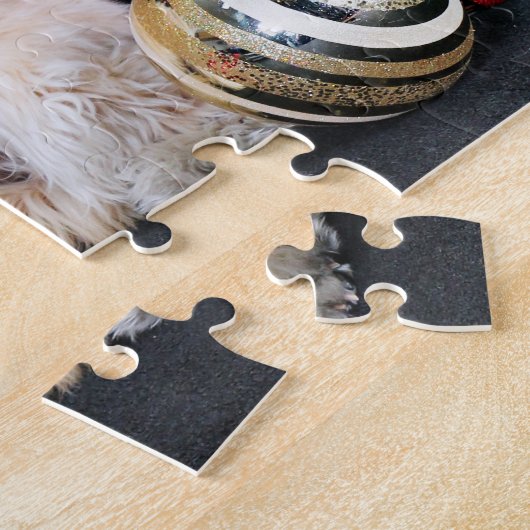 Kerstmis - Daisy - Goldendoodle Legpuzzel (Zijkant)