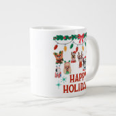 Kerstmis Dak koffie speciale mok (Voorkant rechts)