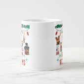 Kerstmis Dak koffie speciale mok (Voorkant)