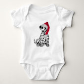 Kerstmis Dalmatian Romper (Voorkant)