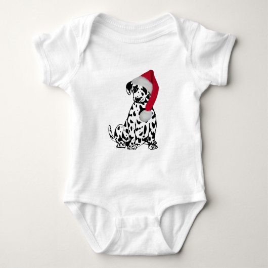 Kerstmis Dalmatian Romper (Voorkant)