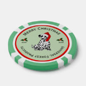 Kerstmis Dalmatische Zakelijke Groeten Poker Chips (Enkel)