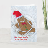 Kerstmis Dank u aan klant Bedankkaart (Voorkant)