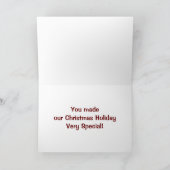 KERSTMIS DANK U BEDANKKAART (Binnen)