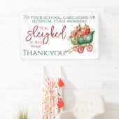 Kerstmis Dank u Waardering Ziekenhuis School Spandoek (Insitu)