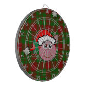 kerstmis dartbord (Voorkant Links)