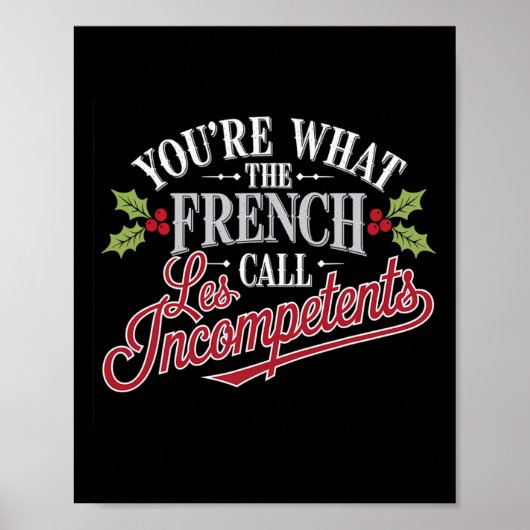 Kerstmis, dat is wat de Fransen Les Incompet noeme Poster (Voorkant)