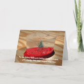 Kerstmis: De Aap van het zee shocker Feestdagen Kaart (Voorkant)