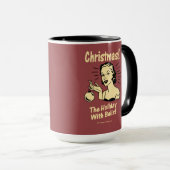 Kerstmis: De feestdag met een muur Mok (Voorkant rechts)