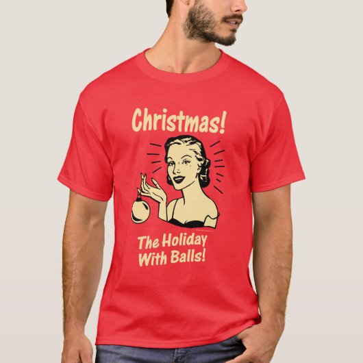 Kerstmis: De feestdag met een muur T-shirt (Voorkant)