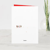 Kerstmis de Grappige Kerstman was Canadese Feestdagen Kaart (Achterkant)