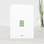 Kerstmis:  De Kaart van de Ouders van het Paar van (Achterkant)