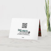 Kerstmis - de Poedel van het Speelgoed - Annie Feestdagen Kaart (Achterkant)