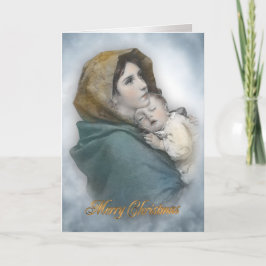 Kerstmis De religieuze kaart van Madonna