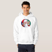 Kerstmis, de Yorkies van de kerstman Hoodie (Voorkant volledig)