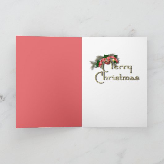 Kerstmis - Deck de Hallen Springer Spaniel Baxter Feestdagen Kaart (Binnen)