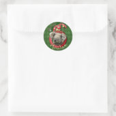 Kerstmis - Deck de Zalen - Koala's Ronde Sticker (Tas)
