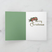 Kerstmis - Deck the Halls - Corgis Feestdagen Kaart (Binnen)