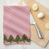 Kerstmis Deck The Halls Crew Kerst Kerststok Theedoek (Quarter Fold)