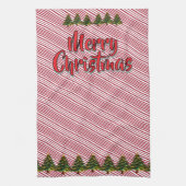 Kerstmis Deck The Halls Crew Kerst Kerststok Theedoek (Verticaal)