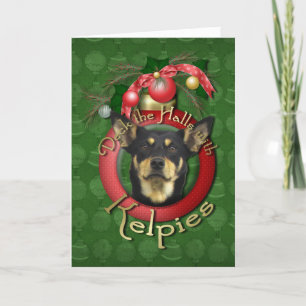 Kerstmis - Deck the Halls - Kelpies Feestdagen Kaart