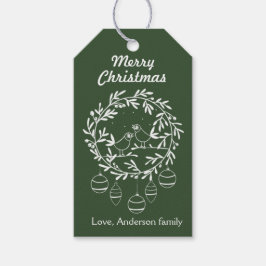 Kerstmis Decoratie Cadeautags Cadeaulabel