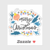 Kerstmis decoratie sticker  (Vel)