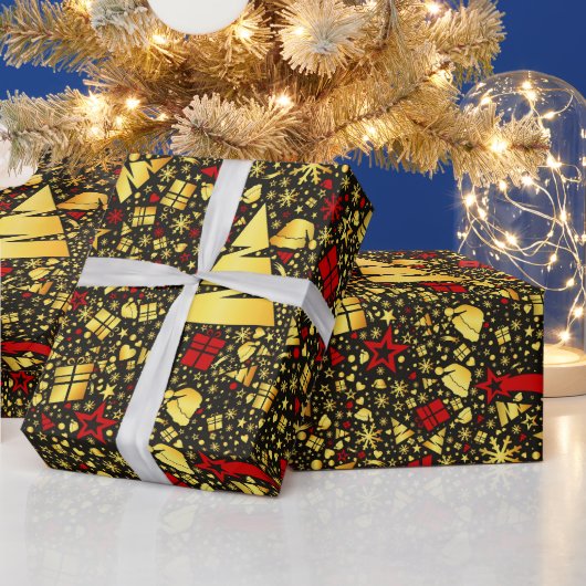 Kerstmis decoratief cadeaupapier (Feestdagen)