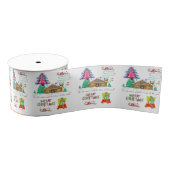 Kerstmis Decoratief Lint, Schoonmakende Dame Grosgrain Lint (Spoel)