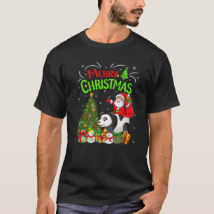 Kerstmis Decoraties Boom Verlichting Santa Riding  T-shirt