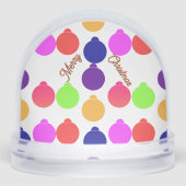 Kerstmis decoraties  sneeuwbol (Voorkant)