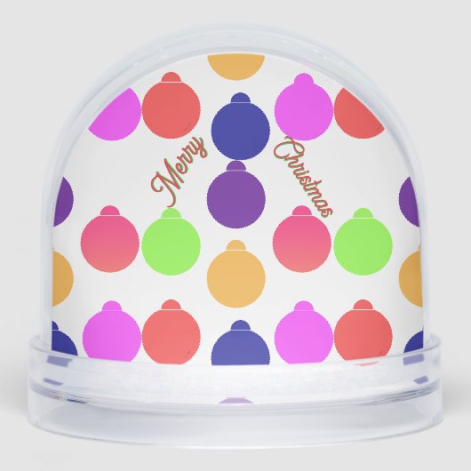 Kerstmis decoraties  sneeuwbol (Voorkant)